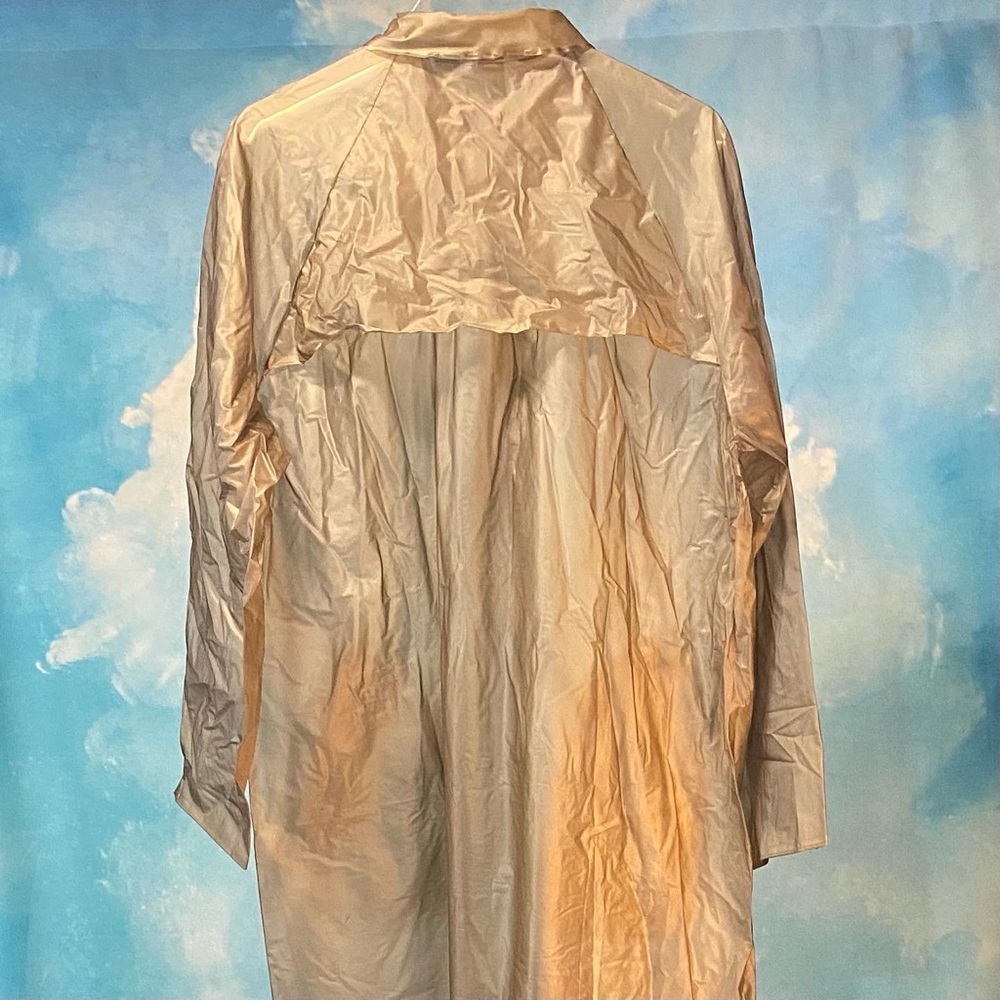 Semi-Translucent Waterproof Rain Jacket/Coat - Sz… - image 2